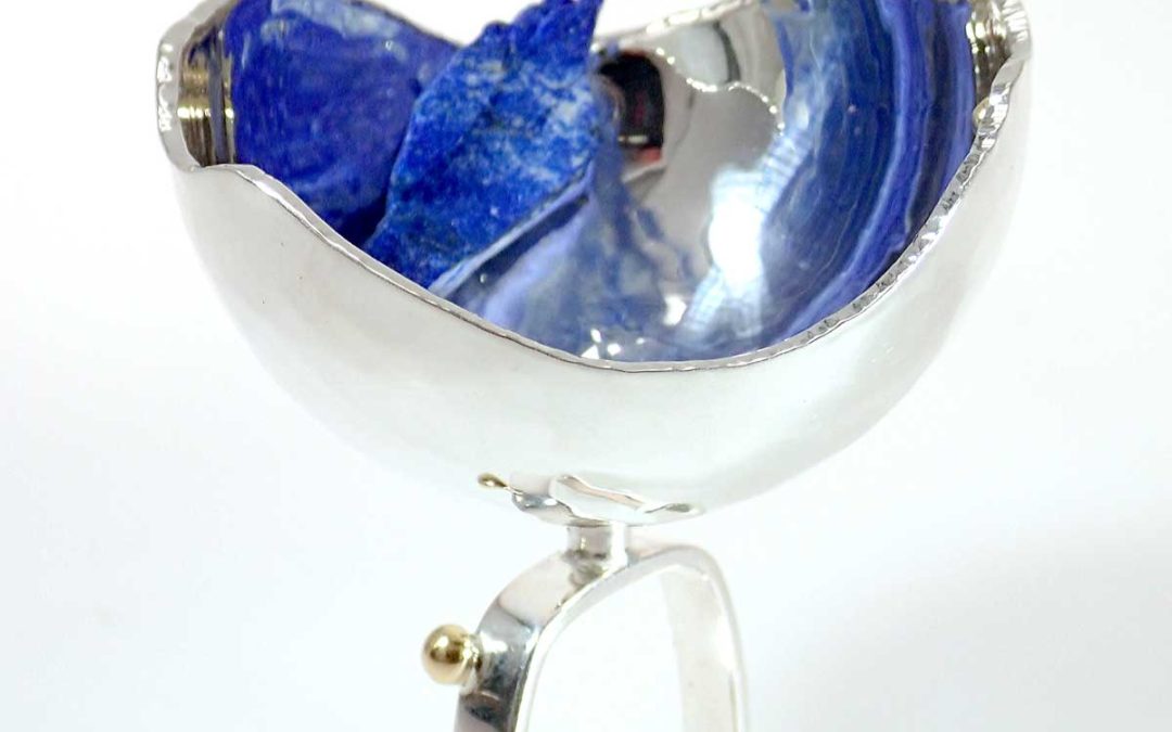 Zilveren ring met Lapis Lazuli